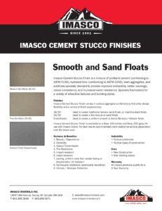 Imasco Smooth And Sand Floats